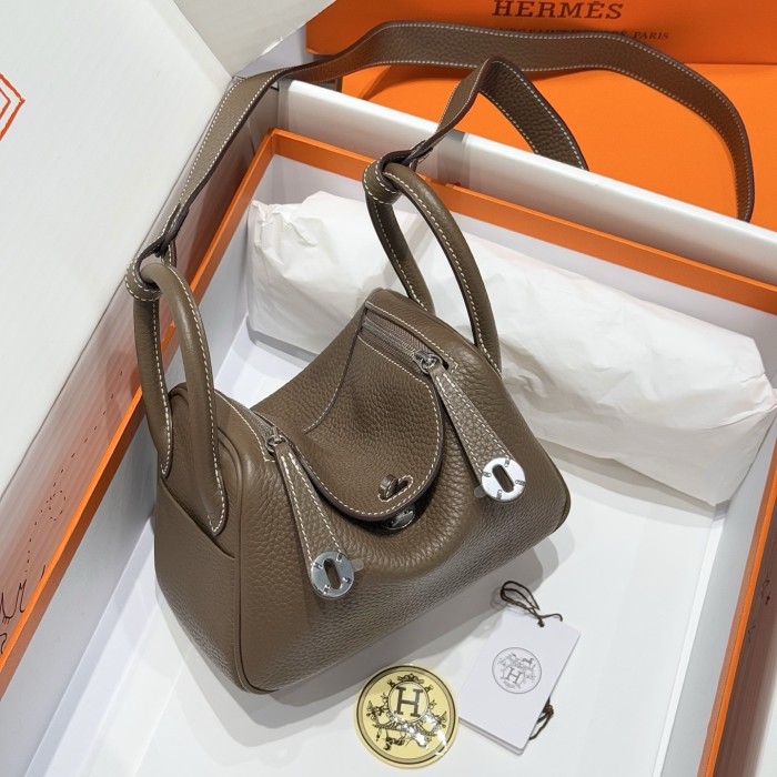 Mini Lindy 19 Box Clemence Leather“19*12.5*9CM”-0521=