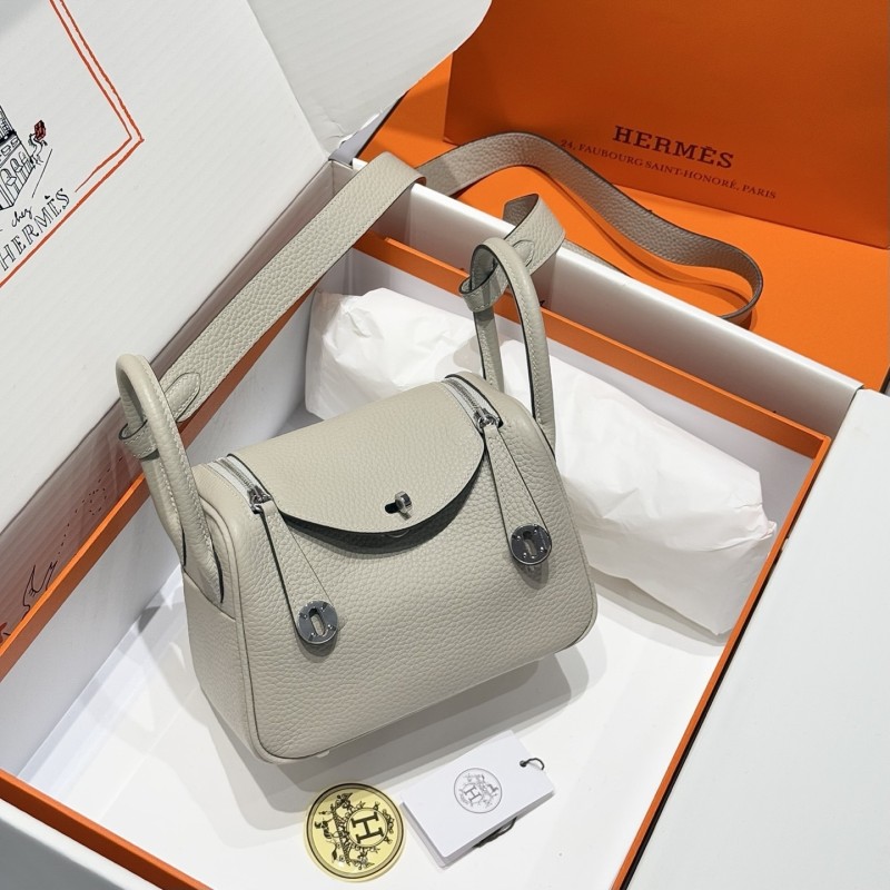 Mini Lindy 19 Box Clemence Leather“19*12.5*9CM”-0521=