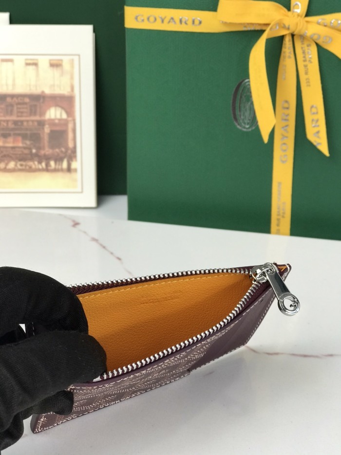 Bourbon Zip Card Wallet“12.5*8.4*1CM”-051=