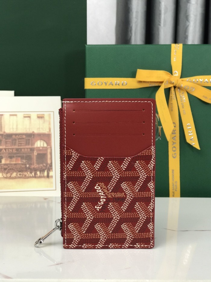 Bourbon Zip Card Wallet“12.5*8.4*1CM”-051=