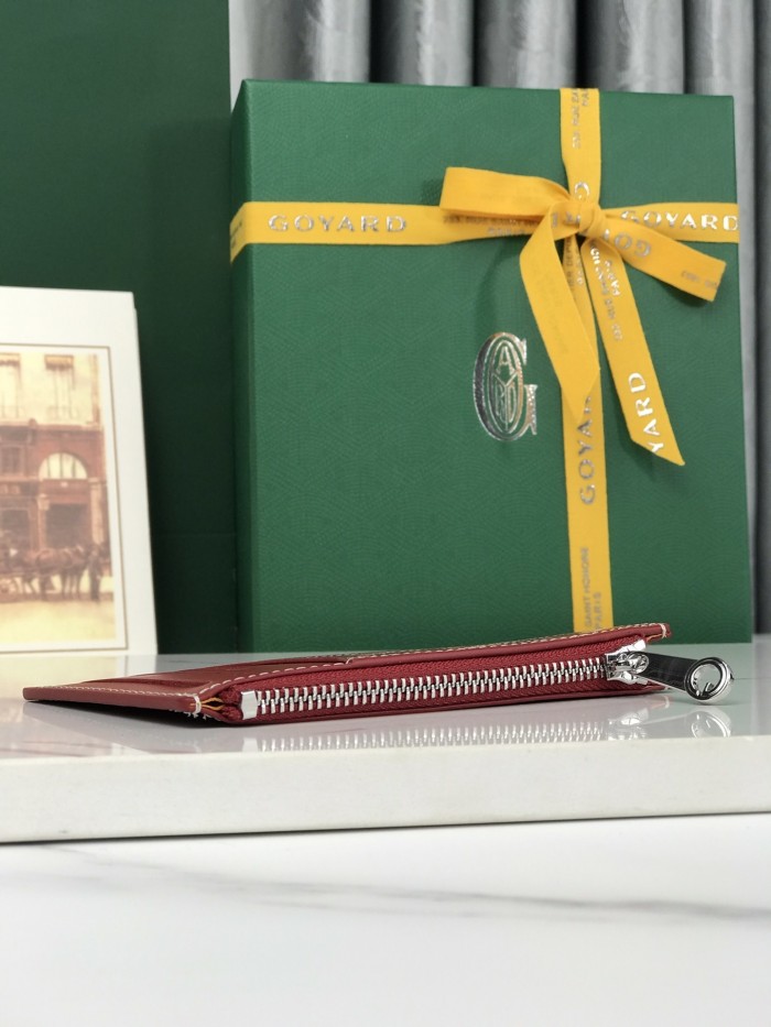 Bourbon Zip Card Wallet“12.5*8.4*1CM”-051=