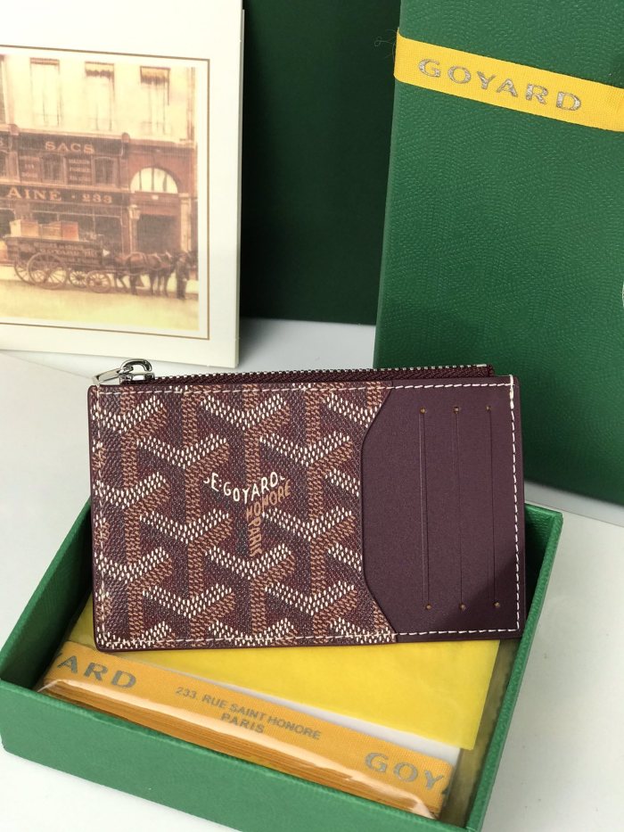 Bourbon Zip Card Wallet“12.5*8.4*1CM”-051=