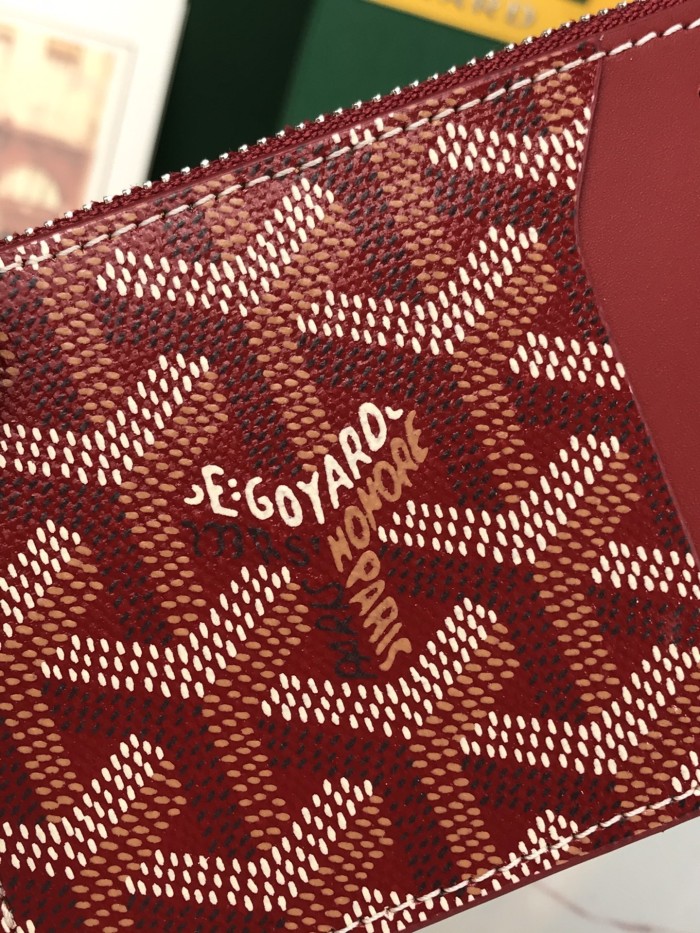 Bourbon Zip Card Wallet“12.5*8.4*1CM”-051=