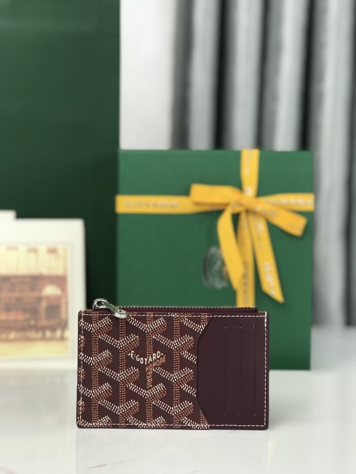 Bourbon Zip Card Wallet“12.5*8.4*1CM”-051=