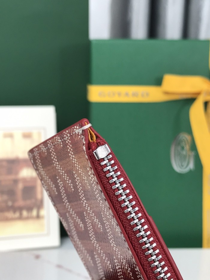 Bourbon Zip Card Wallet“12.5*8.4*1CM”-051=