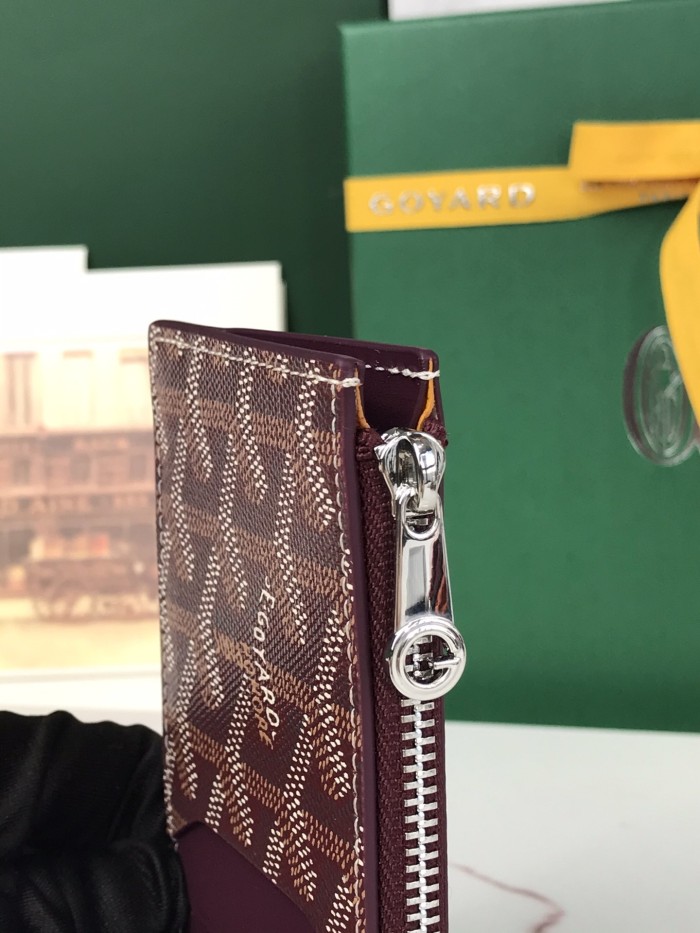 Bourbon Zip Card Wallet“12.5*8.4*1CM”-051=