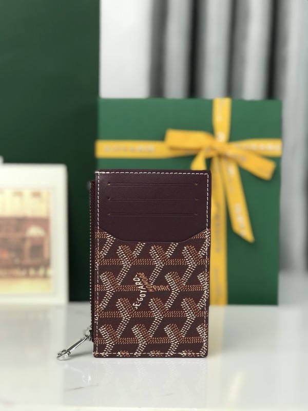 Bourbon Zip Card Wallet“12.5*8.4*1CM”-051=