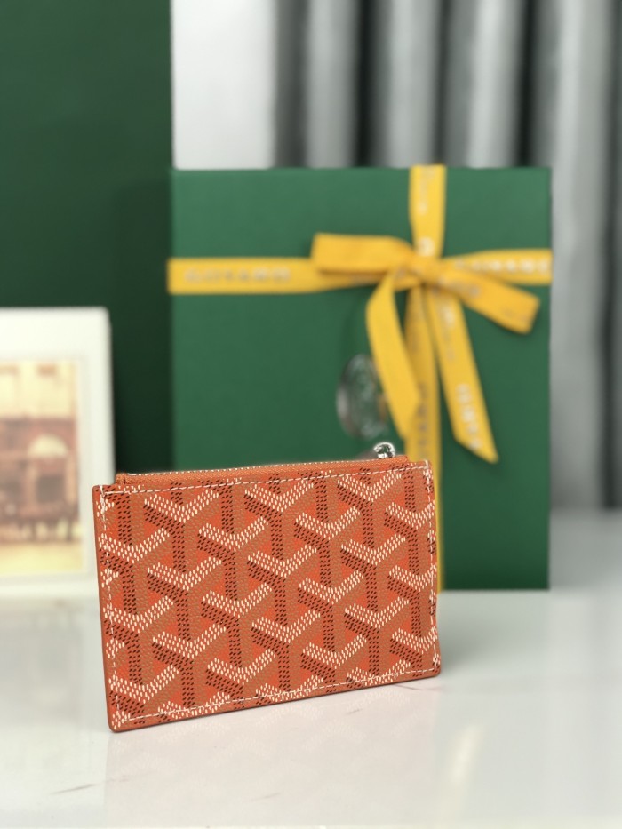 Bourbon Zip Card Wallet“12.5*8.4*1CM”-051=
