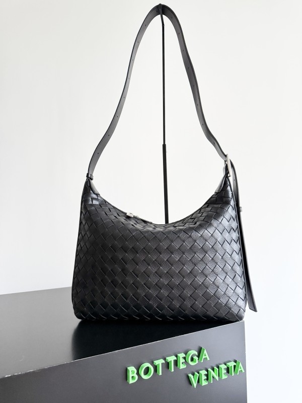 Traveller Small Intrecciato Leather Hobo Bag“35*29.5*8.5CM”-0231=