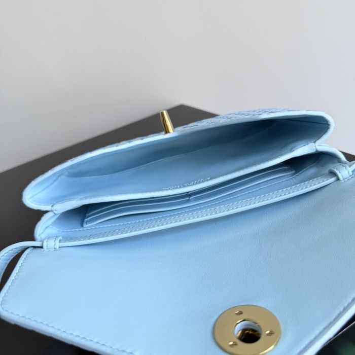 Knot Lock Messenger Bag“25*16*5.5CM”-089=