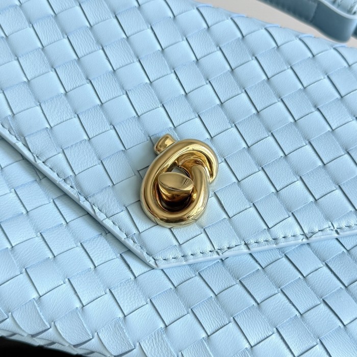 Knot Lock Messenger Bag“25*16*5.5CM”-089=