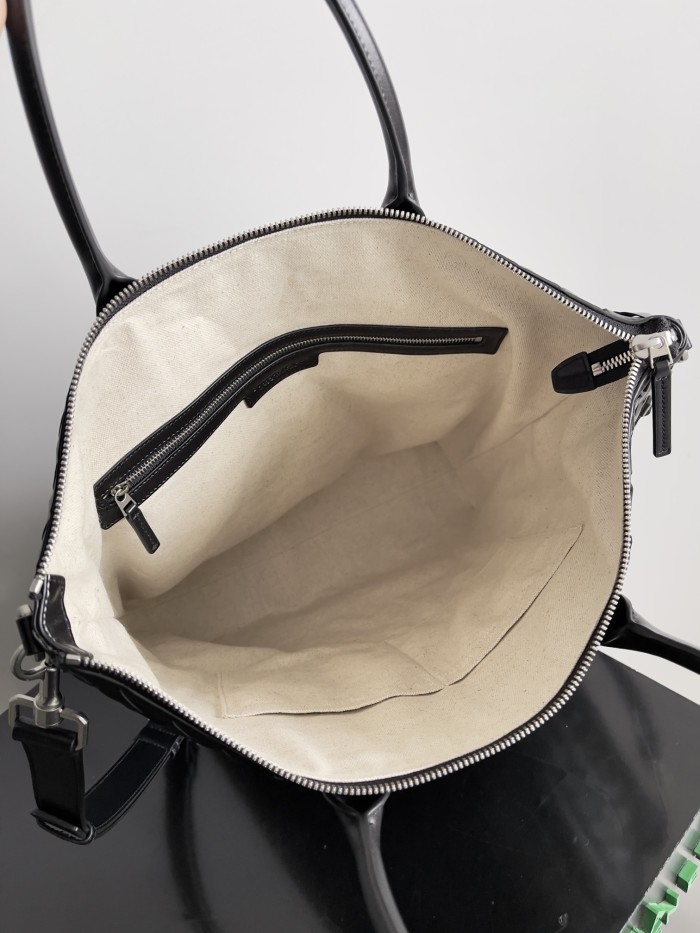 Intrecciato Zipped North-South Tote“39*33.5*8.5CM”-0021=
