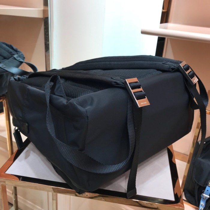 Re-Nylon And Saffiano Leather Backpack“40*29*17CM”-089=