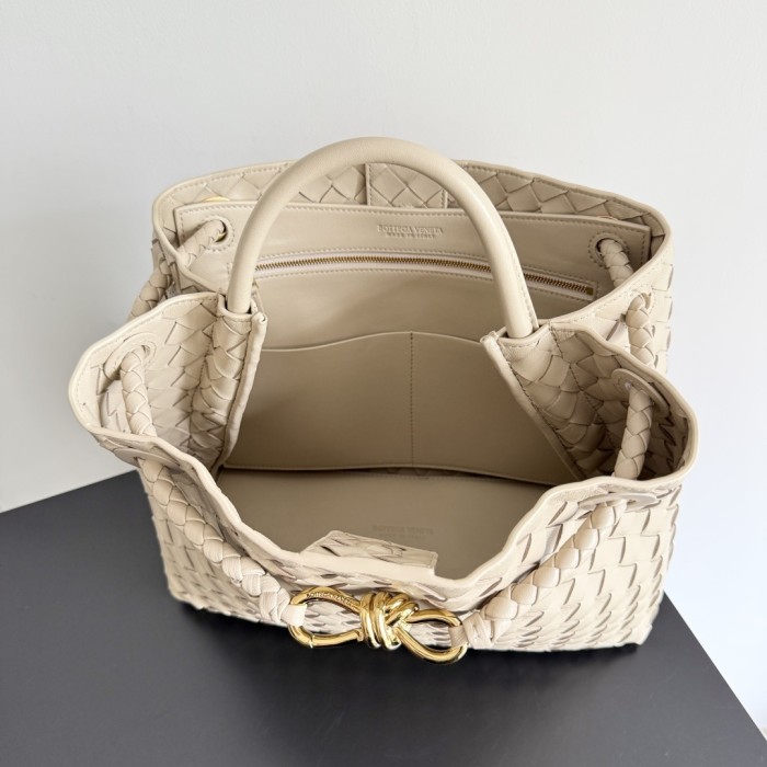 Andiamo Medium Intrecciato Leather Tote“32*24*12CM”-0551=