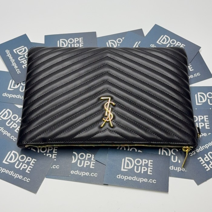 CASSANDRE MATELASSé Large Flap Wallet in Grain de Poudre Leather“30*21.5*2CM”-093