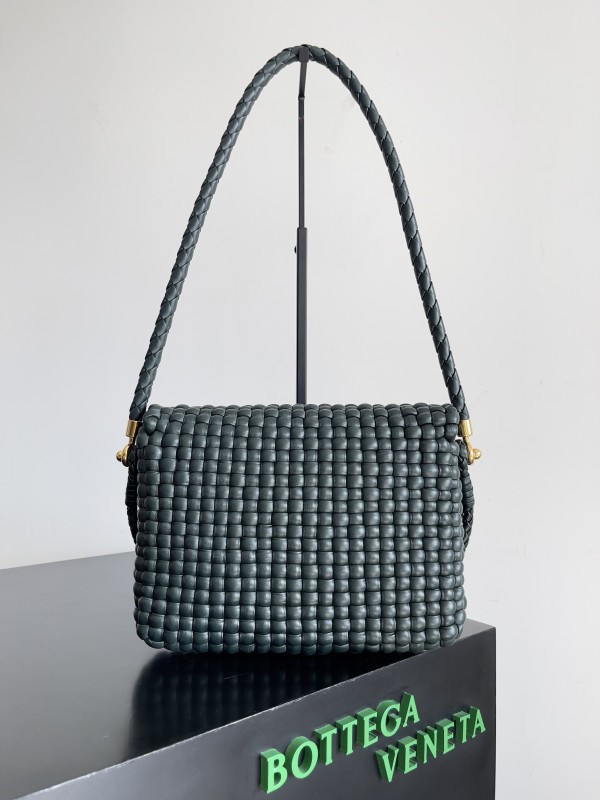 Cobble Shoulder Bag“25*19*6CM”-0551=