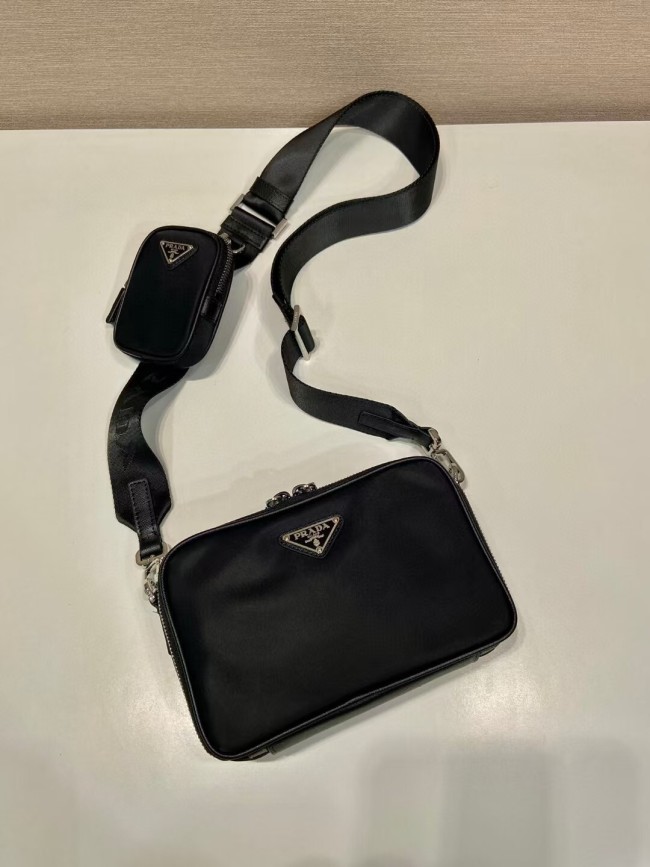 Brique Saffiano Leather Bag“19*12*5.5CM”-084=