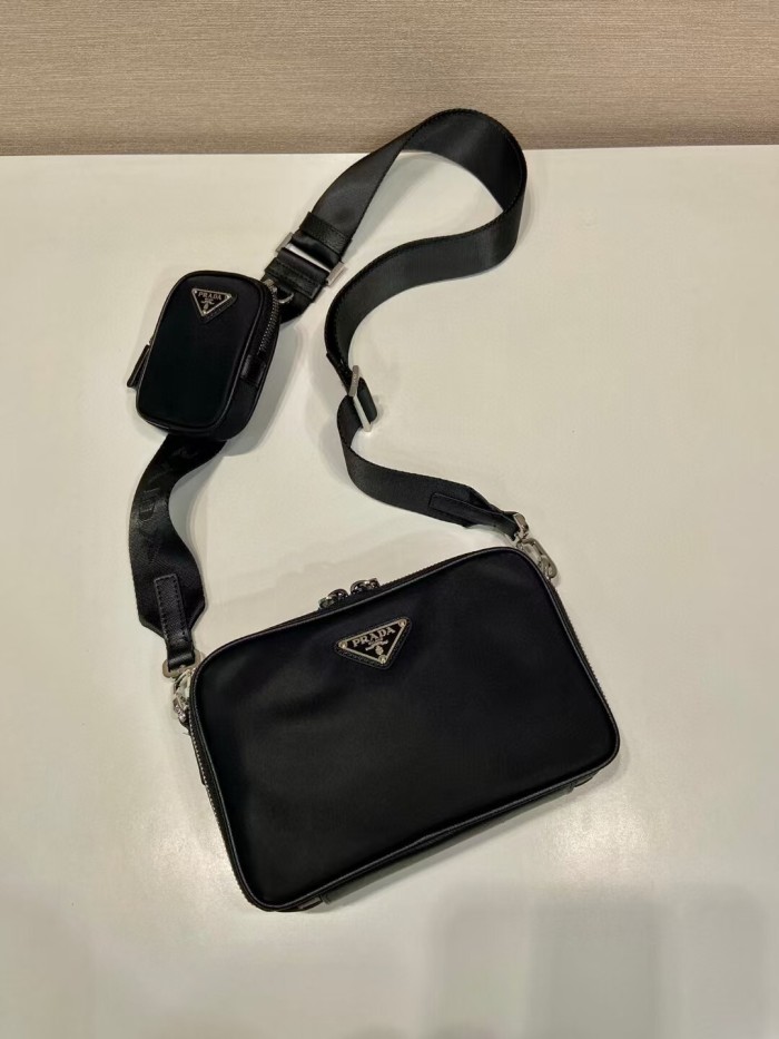 Brique Saffiano Leather Bag“19*12*5.5CM”-084=