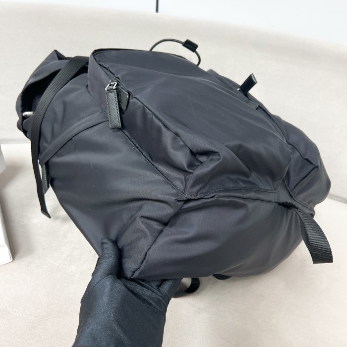 Men Re-Nylon And Saffiano Leather Backpack“53.5*32*16.5CM”-0031=
