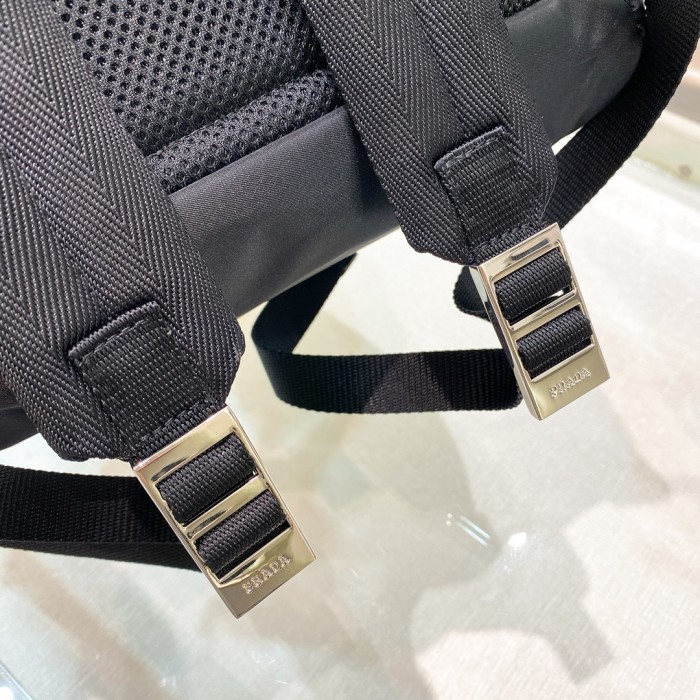 Re-Nylon and Saffiano leather backpack“45*27*17CM”-089=