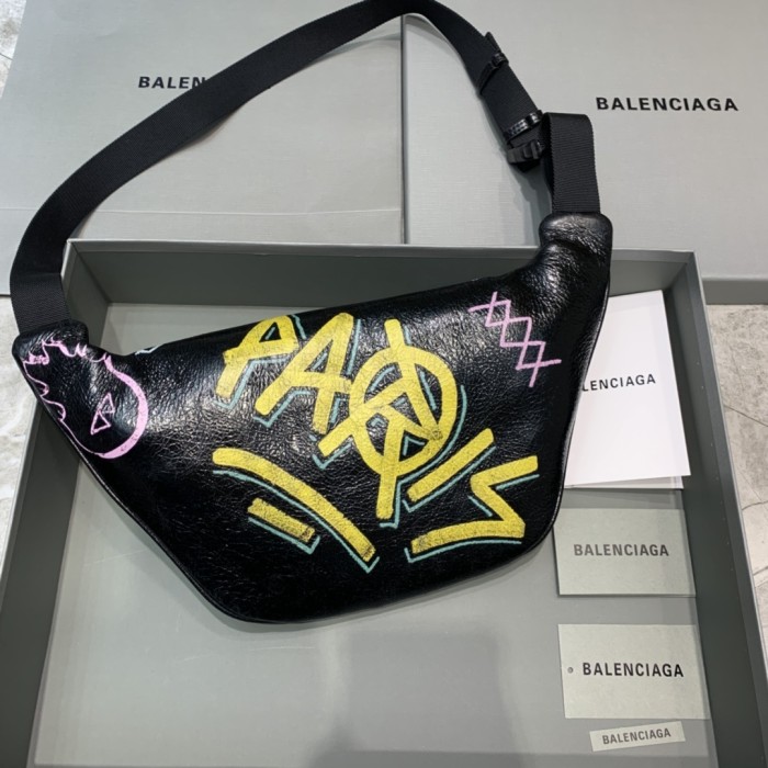 Graffiti Waist Bag“37*17*8.5CM”-084=