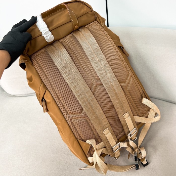 Re-Nylon And Saffiano Leather Backpack“53.5*32*16.5CM”-0031=