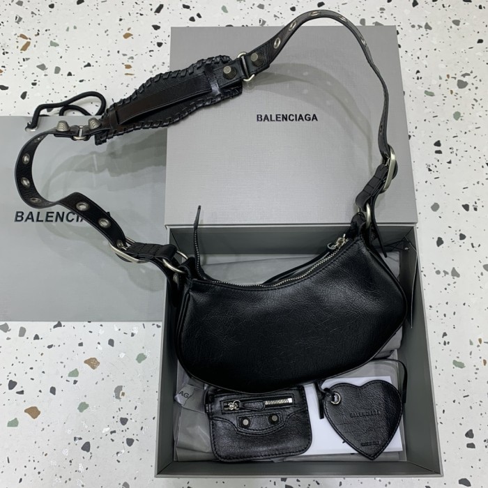 Le Cagole Shoulder Bag Small“26*12*6CM”-086=