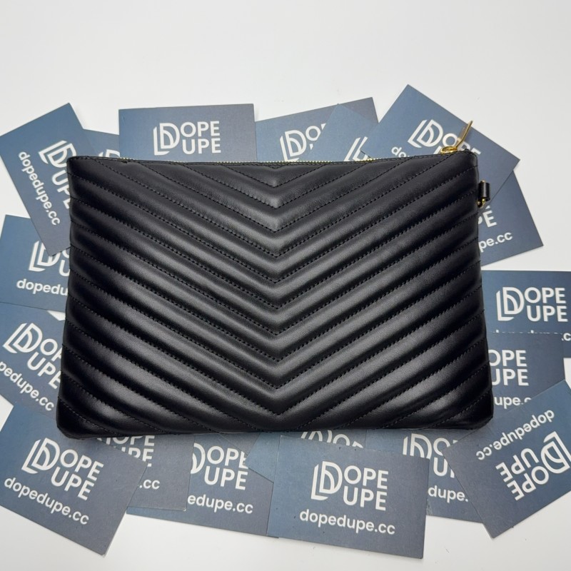 CASSANDRE MATELASSé Large Flap Wallet in Grain de Poudre Leather“30*21.5*2CM”-093