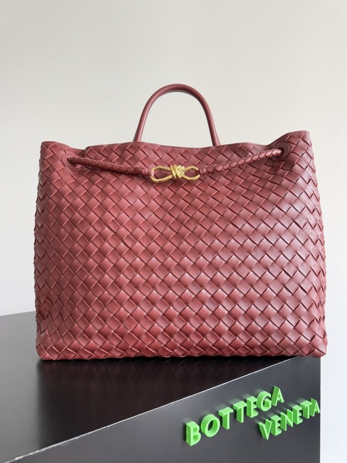 Andiamo Large Intrecciato Leather Tote“45*34*22CM”-0542=
