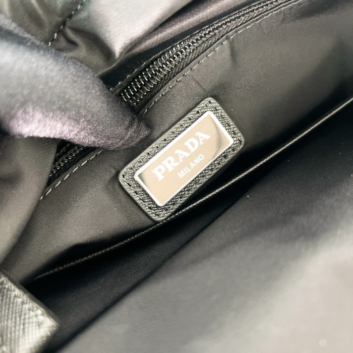 Re-Nylon And Saffiano Leather Backpack“45*26.5*21.5CM”-0031=