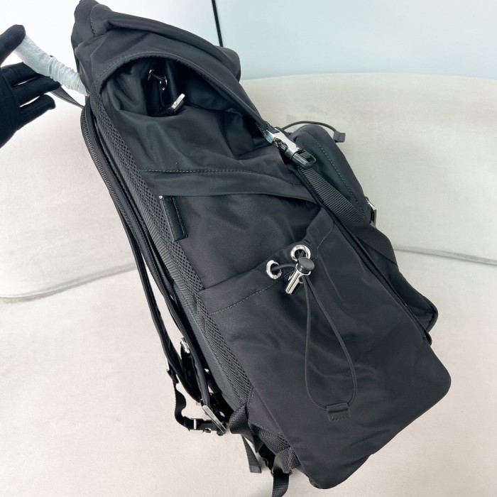 Re-Nylon And Saffiano Leather Backpack“57*32*19CM”-0031=