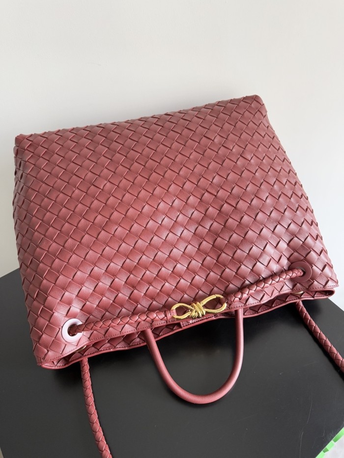 Andiamo Large Intrecciato Leather Tote“45*34*22CM”-0542=