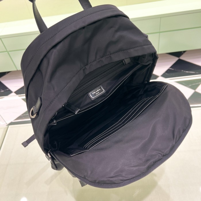Re-Nylon and Saffiano leather backpack“43.5*31*20CM”-089=