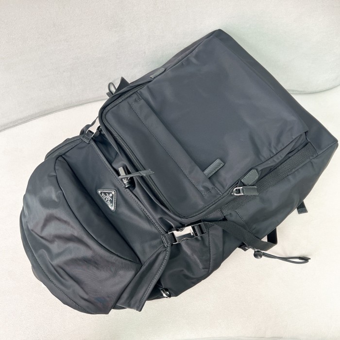 Re-Nylon And Saffiano Leather Backpack“57*32*19CM”-0031=