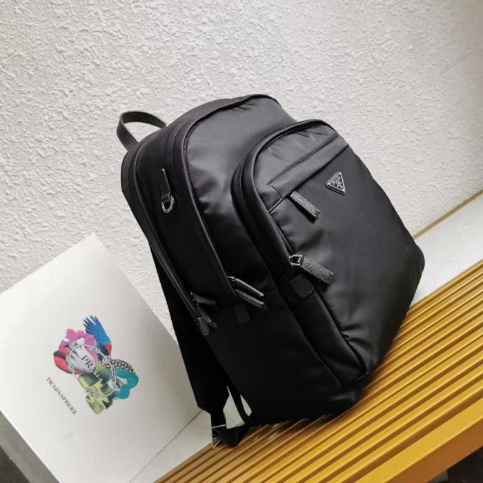 Re-Nylon And Saffiano Leather Backpack“43.5*31*20CM”-055=