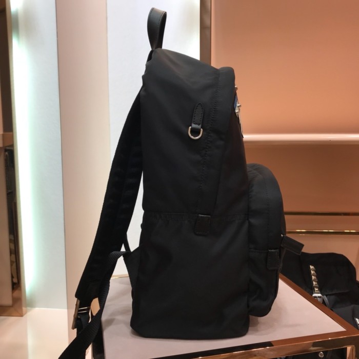 Re-Nylon And Saffiano Leather Backpack“40*29*17CM”-089=