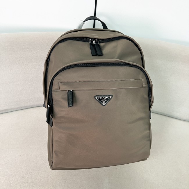 Re-Nylon and Saffiano leather backpack“43.5*31*20CM”-089=
