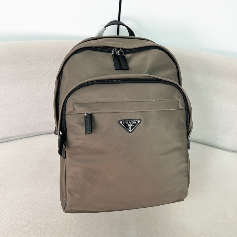 Re-Nylon and Saffiano leather backpack“43.5*31*20CM”-089=
