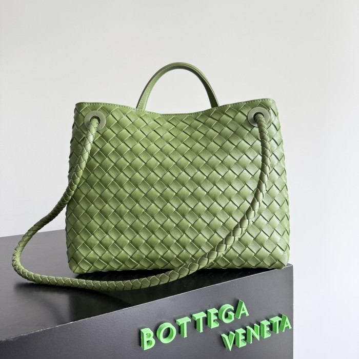 Andiamo Medium Intrecciato Leather Tote“32*24*12CM”-0551=