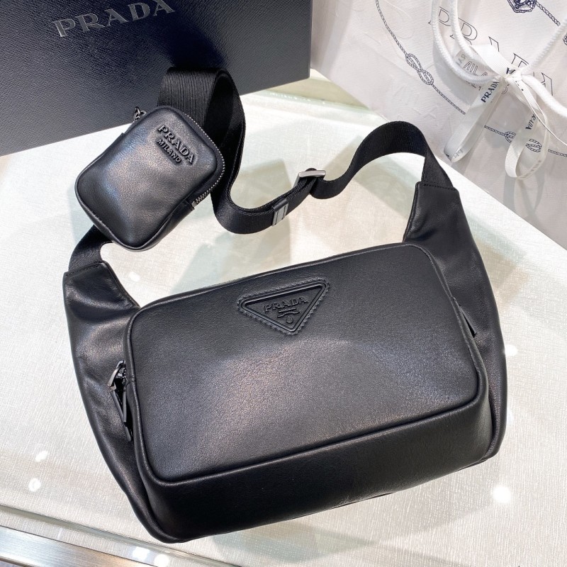 Leather Shoulder Bag“22*16.5*5CM”-087=
