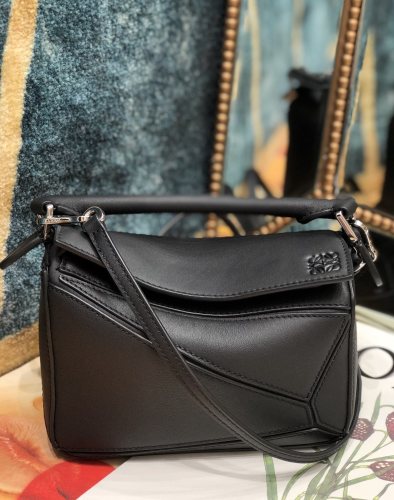 Mini Puzzle bag in classic calfskin“18*12.5*8CM”-085=