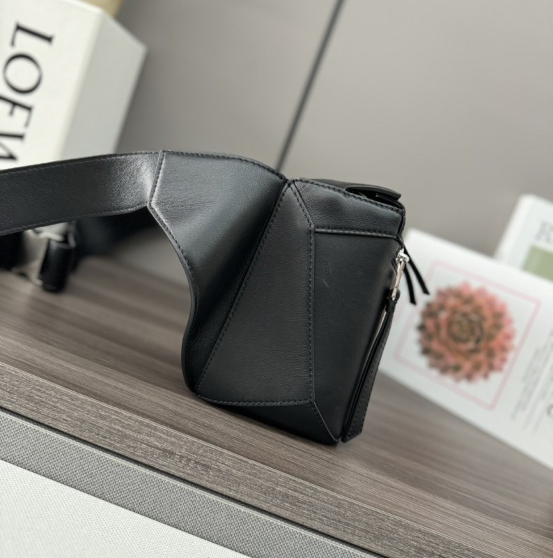 Puzzle Bumbag In Classic Calfskin“17.5*11.5*7.5CM”-087=