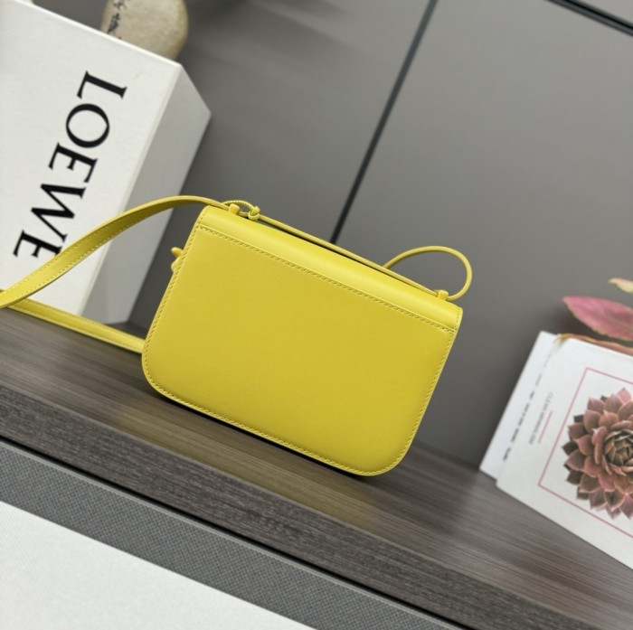 Goya Small Leather Shoulder Bag“19*13*6CM”-086=