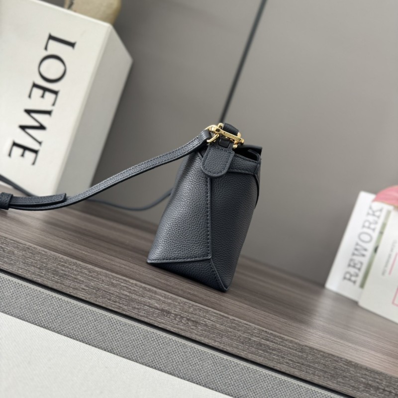 Puzzle Edge Bag In Soft Grained Calfskin“18*12.5*8CM”-035=