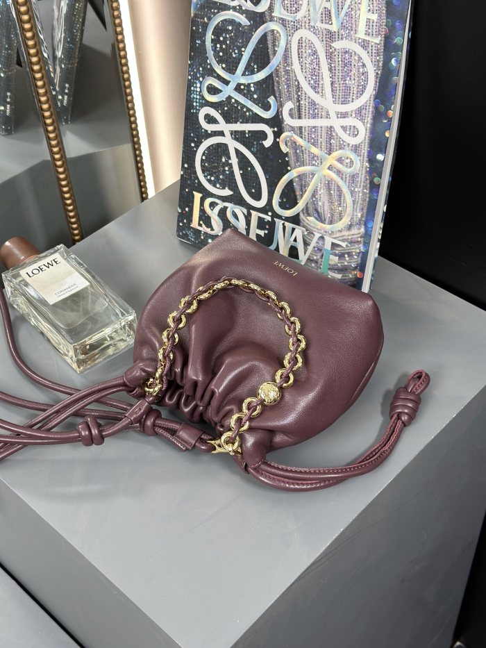 Mini Flamenco purse in mellow nappa lambskin“23*17*5.5CM”-056=