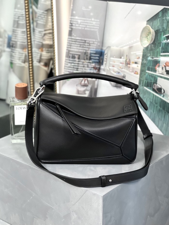 Small Puzzle bag in classic calfskin“24*14*11CM”-066=