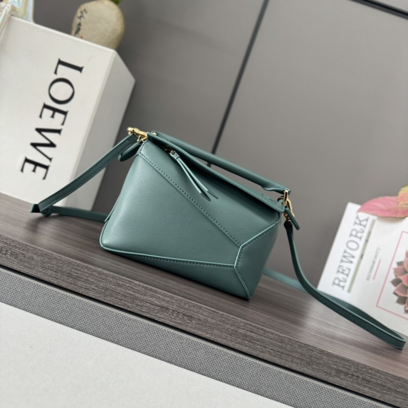 Puzzle Edge Bag In Soft Grained Calfskin“18*12.5*8CM”-035=