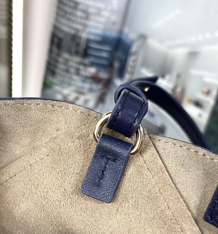Mini Puzzle Fold tote in shiny calfskin“20*16.5*9.5CM”-085=