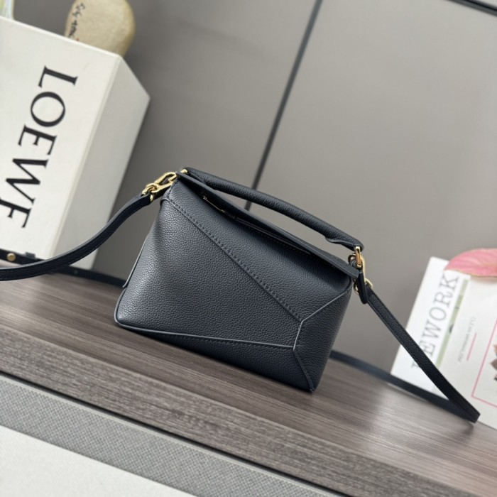 Puzzle Edge Bag In Soft Grained Calfskin“18*12.5*8CM”-035=