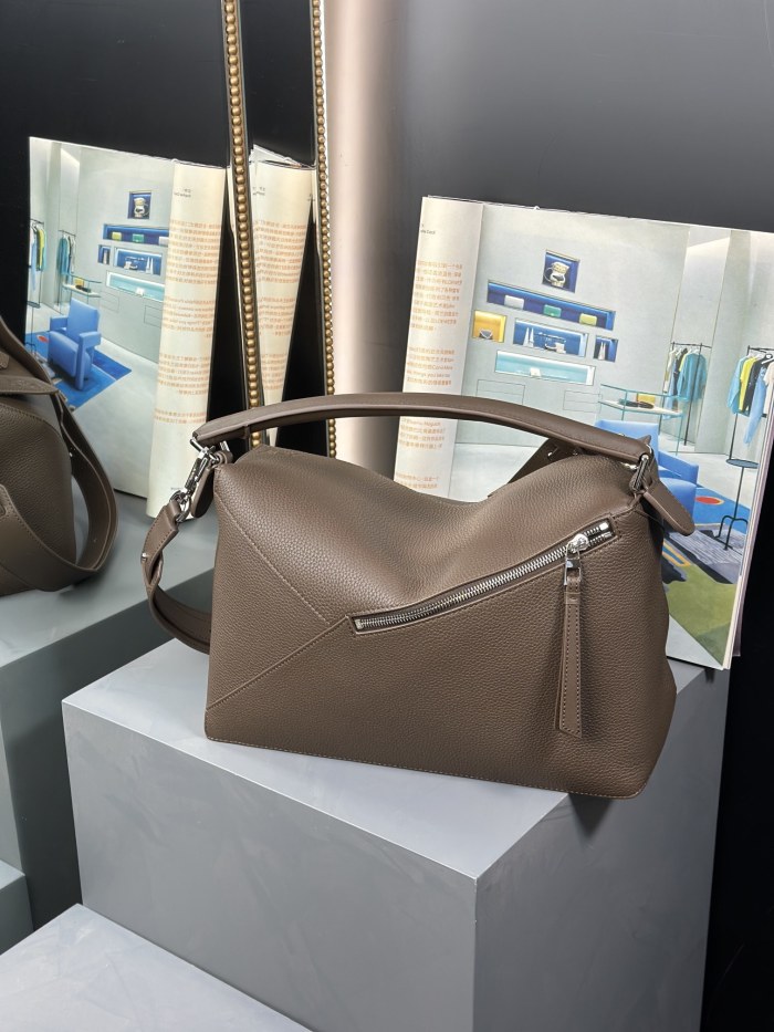 Large Puzzle Edge bag in classic calfskin“33*21.5*14.7CM”-008=